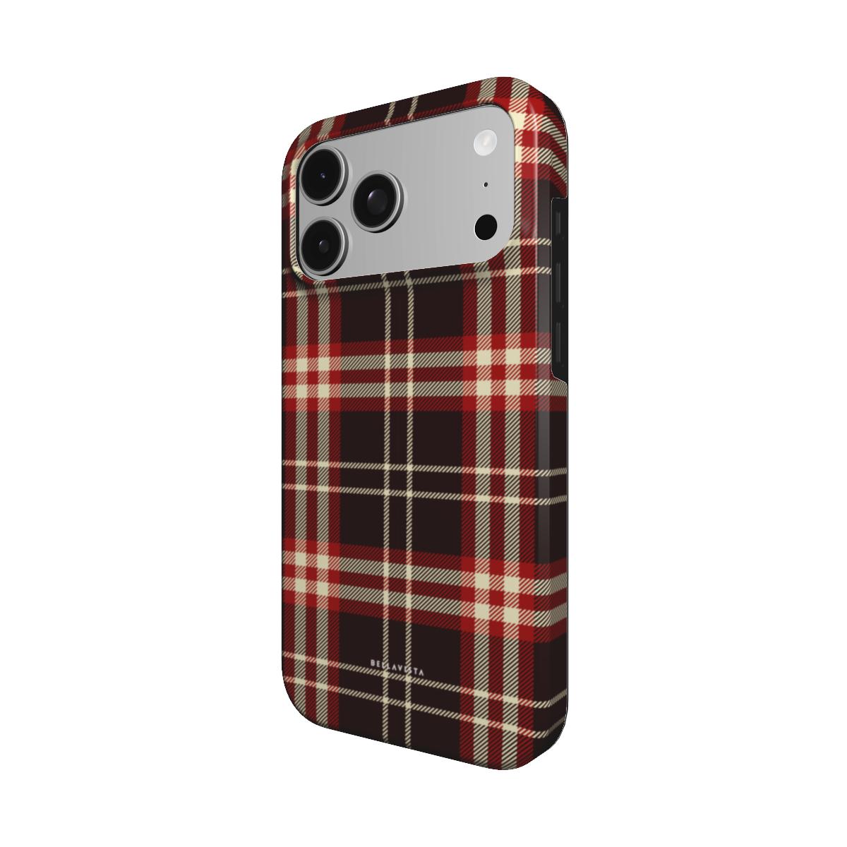 Christmas Eve tartan phone case
