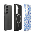 Maiolica Blu Magnetic Tough phone case