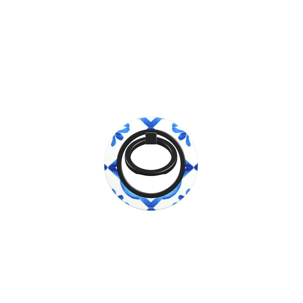 Maiolica Blu Magnetic Ring Holder