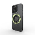 Ring holder on phone, angled