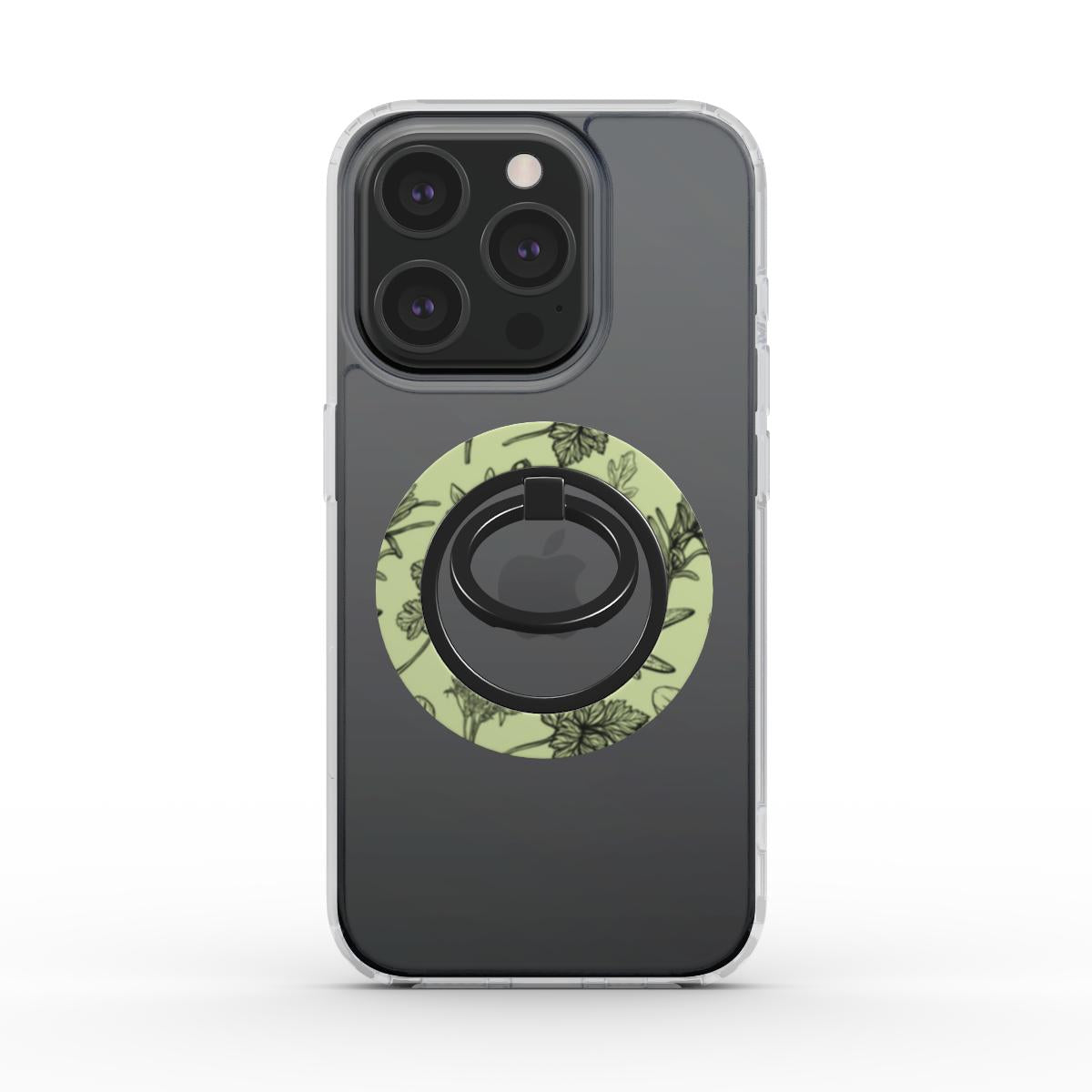 Ring holder on phone
