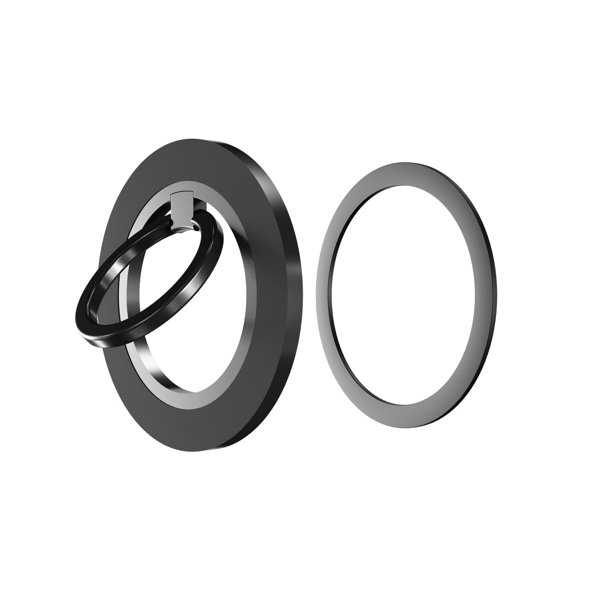 Magnetic ring holder and metal plate