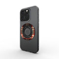 Ring holder on phone, angled