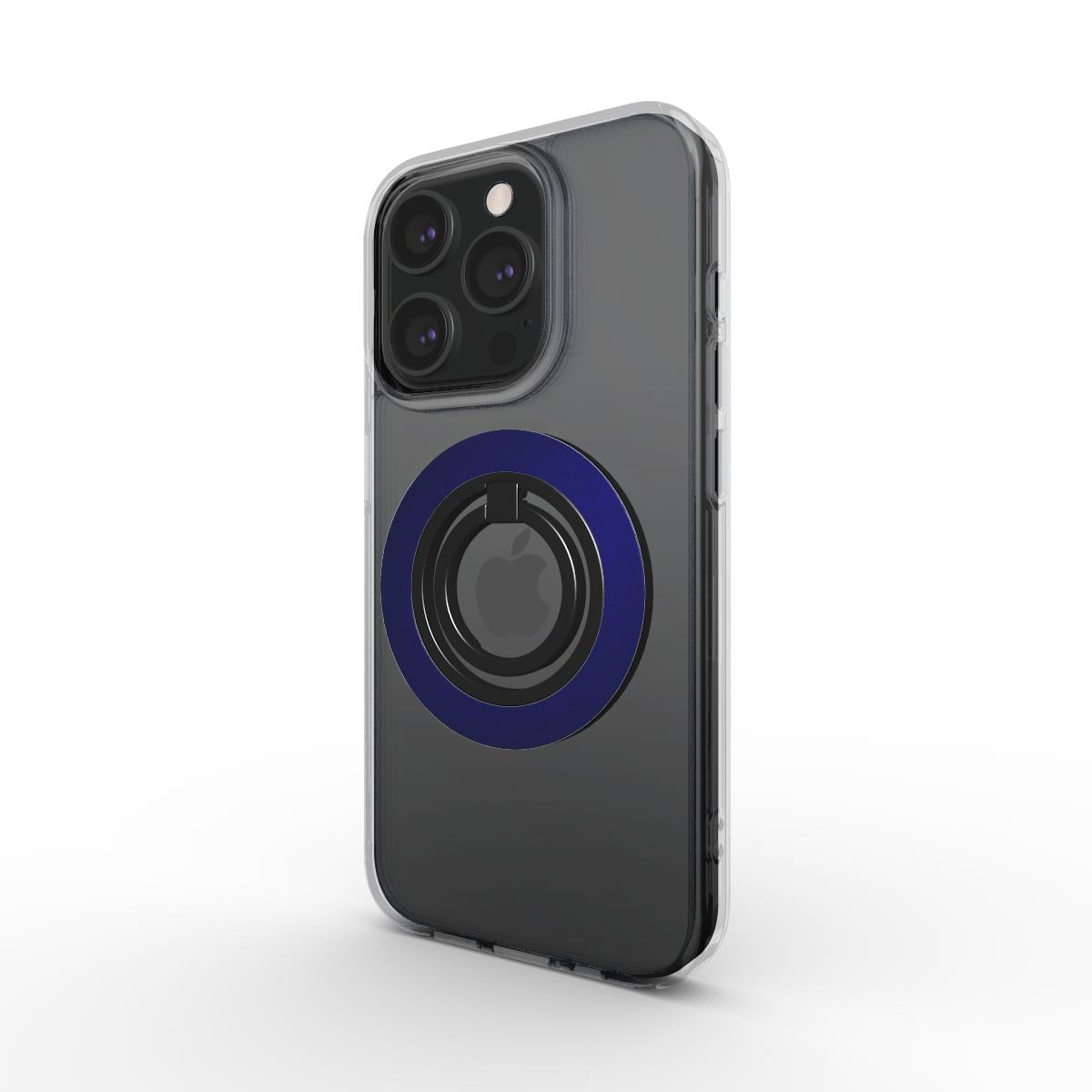 Ring holder on phone, angled