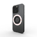 Ring holder on phone, angled