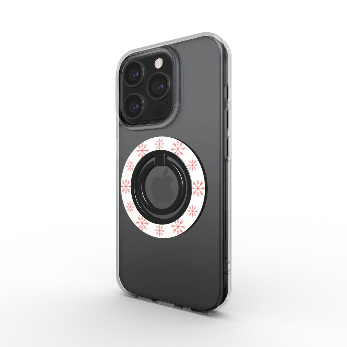 Ring holder on phone, angled
