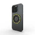 Ring holder on phone, angled