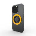 Ring holder on phone, angled