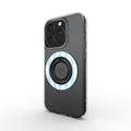 Ring holder on phone, angled