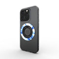 Ring holder on phone, angled