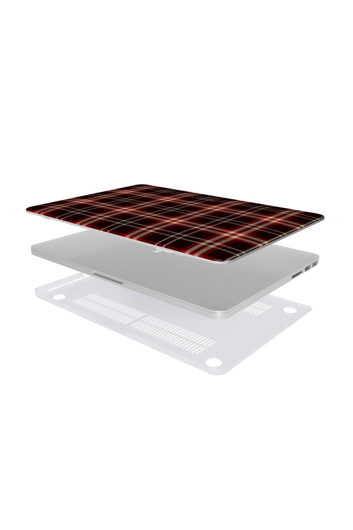 Christmas Eve MacBook case, top and bottom shell